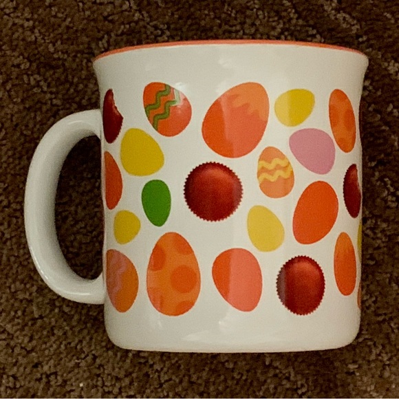 Vintage Reese’s Easter Coffee Mug Collectible Pastel Ceramic Bunny Ears Tea Cup - Picture 6 of 7